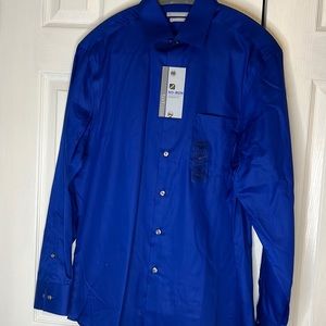 Men's Van Heusen Athletic Fit Dress Shirt 15 1/2  32/33 Sleeve NWT